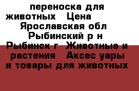 переноска для животных › Цена ­ 1 000 - Ярославская обл., Рыбинский р-н, Рыбинск г. Животные и растения » Аксесcуары и товары для животных   